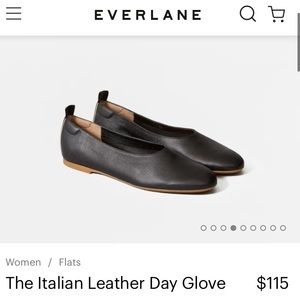 Everlane Italian Leather Day Glove flats